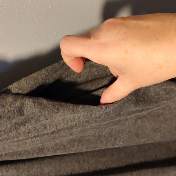 Solid drawstring elastic waist cuffed pants - Picture 2 of 13